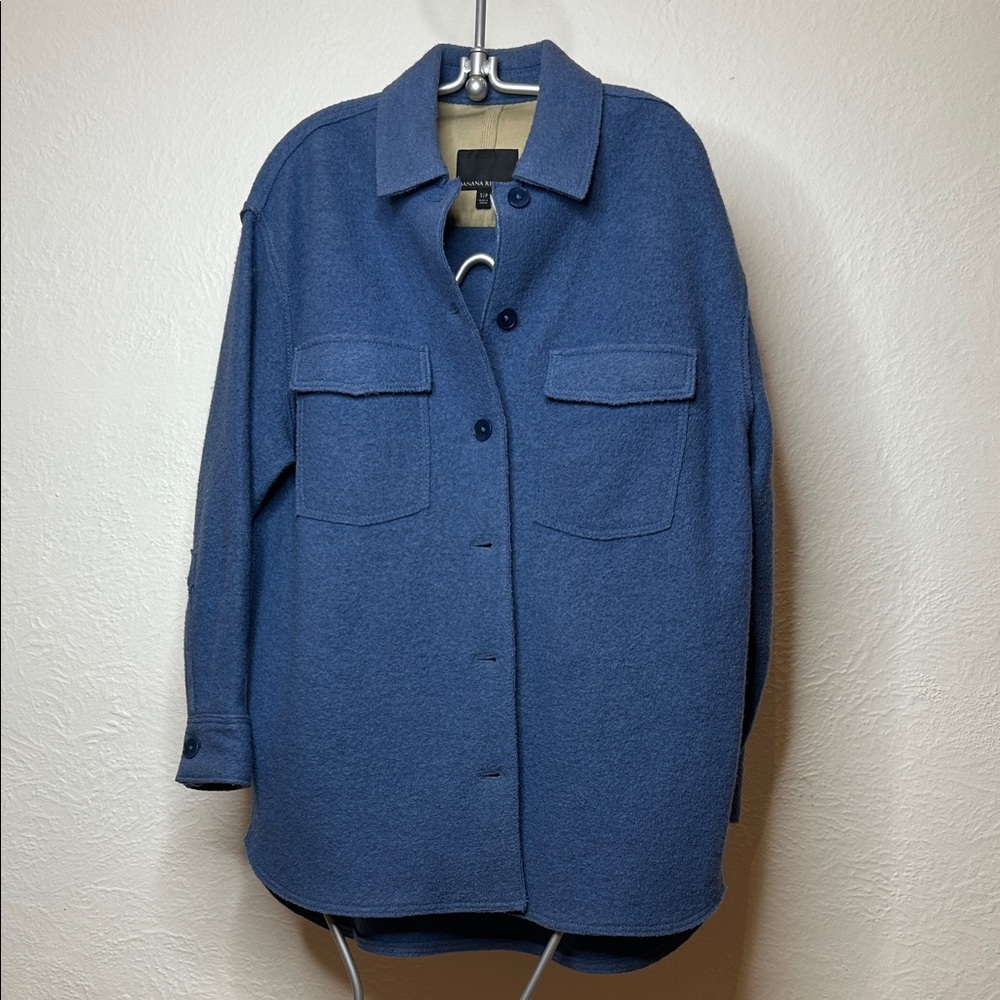 Banana Republic Blue Utility Jacket